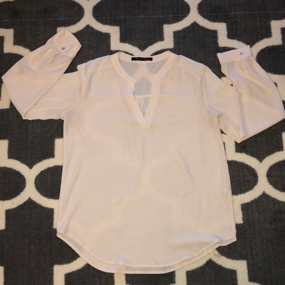 V-neck blouse
